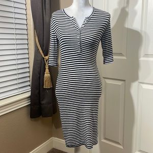 NWT! Olivaceous striped dress